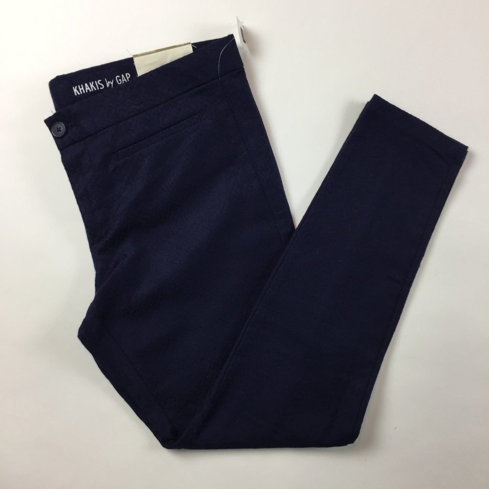 NEW Khaki's By gap Super skinny 10 Navy blue SS34